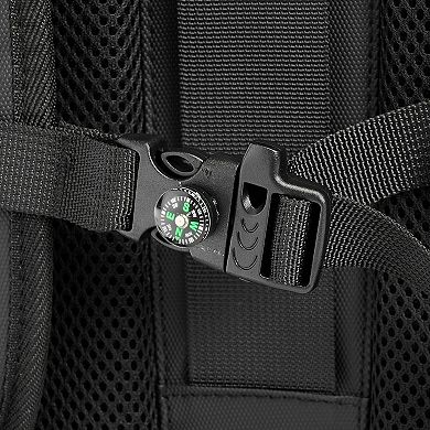 YIORTWO Expandable Vacuum Compression Backpack 80L PVC Travel Bag with Pump Built In Side Lock