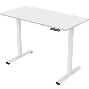 YIORTWO 48x24 Inch Electric Standing Desk Adjustable Height Home Office Desk