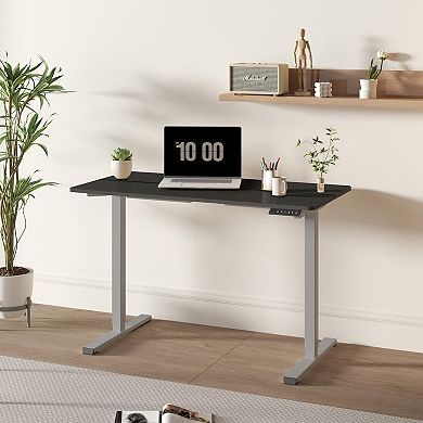 YIORTWO 55 x 28 Inch Electric Standing Desk Adjustable Height Office Desk