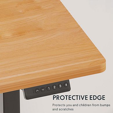 YIORTWO 48 Inch Electric Standing Desk Adjustable Computer Desk for Kids Home Study Room