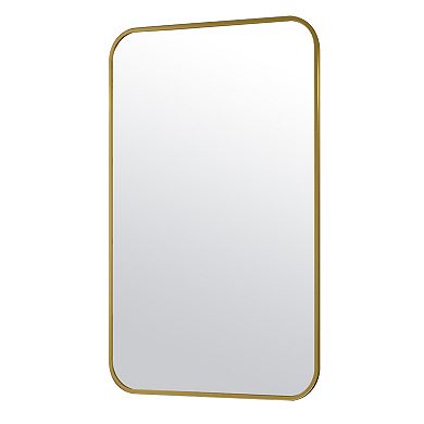 Rectangle Aluminum Alloy Frame Vanity Wall Mirror
