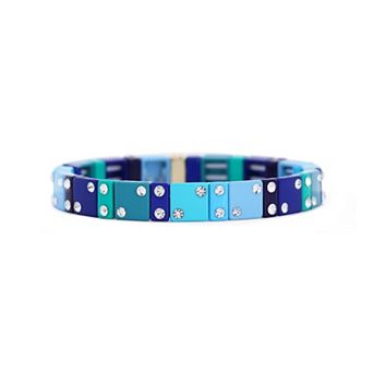 Mist Domino Stretch Bracelet