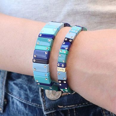 Mist Domino Stretch Bracelet