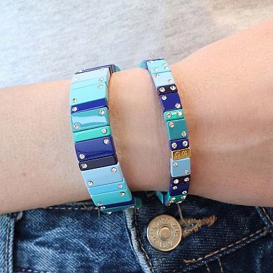 Mist Domino Stretch Bracelet