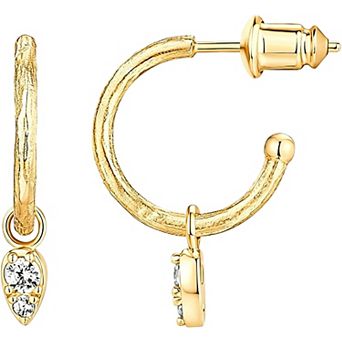 14K Gold Plated Hypoallergenic Elegant Marquise Twist Dangle Earrings Gift for Her