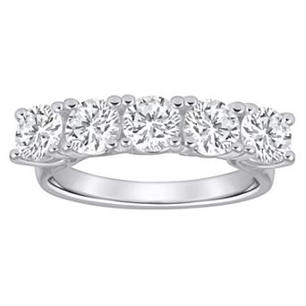Alyson Layne 10k Gold 2 Carat T.W. Lab-Grown Diamond Prong Anniversary Band Ring