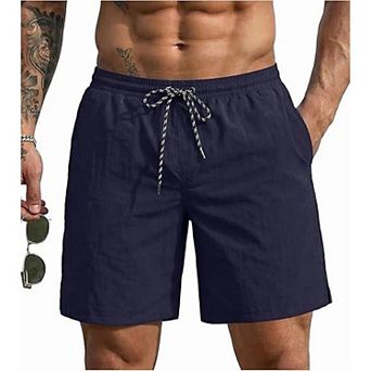Ekouaer Mens Swim Trunks Inch Quick Dry Board Shorts Swimwear Bathing Suits with Mesh Liner in Surf