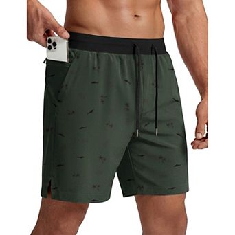 Ekouaer Inseam Swim Trunks for Men Beach Shorts with Compression Liner Lightweight Swim Shorts