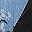 Black Blue Floral