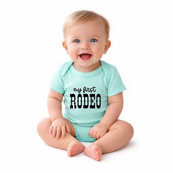 My First Rodeo - Infant Short Sleeve Graphic Bodysuit