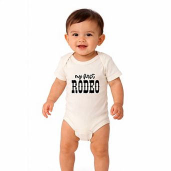My First Rodeo - Infant Short Sleeve Graphic Bodysuit