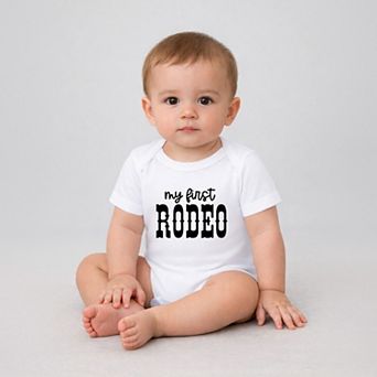 My First Rodeo - Infant Short Sleeve Graphic Bodysuit