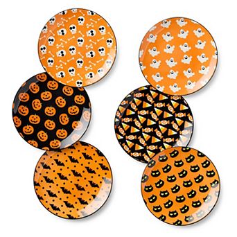 Certified International Halloween Print 8.75-inch Salad Plate
