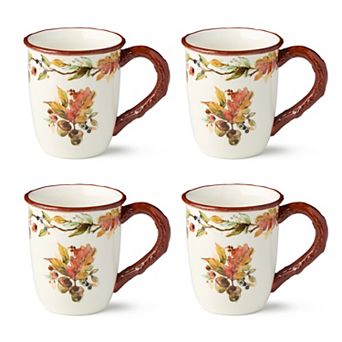 Certified International Autumn Meadows 16-oz. Mugs Set of 4