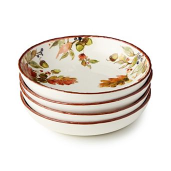 Certified International Autumn Meadows 4 pc Soup Bowl Set