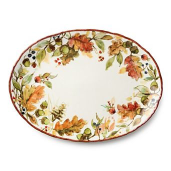 Certified International Autumn Meadows Oval Platter