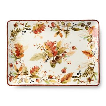 Certified International Autumn Meadows Rectangular Platter