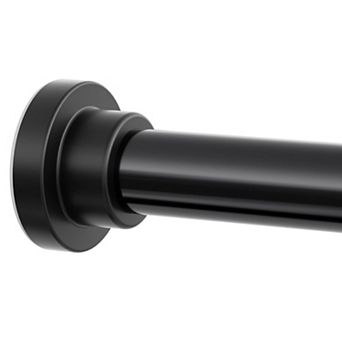 Shower Curtain Rod Adjustable 28-74 inch, Stainless Steel Tension Shower Rod for Bathroom