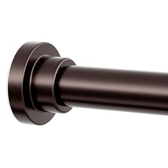Shower Curtain Rod Adjustable 28-74 inch, Stainless Steel Tension Shower Rod for Bathroom