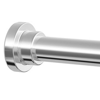 Shower Curtain Rod Adjustable 28-74 inch, Stainless Steel Tension Shower Rod for Bathroom
