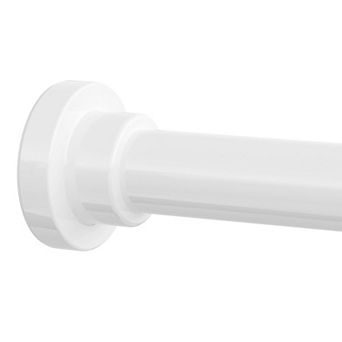 Shower Curtain Rod Adjustable 28-74 inch, Stainless Steel Tension Shower Rod for Bathroom