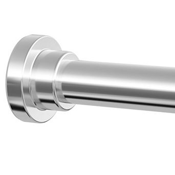 Shower Curtain Rod Adjustable 28-46 inch, Stainless Steel Tension Shower Rod for Bathroom