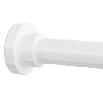 Shower Curtain Rod Adjustable 28-46 inch, Stainless Steel Tension Shower Rod for Bathroom