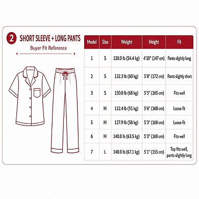 Womens 2 Pcs Cotton Pajama Set Short Sleeve Lounge Sleepwear With Pockets