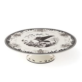 Lenox Haunted Village Cake Plate