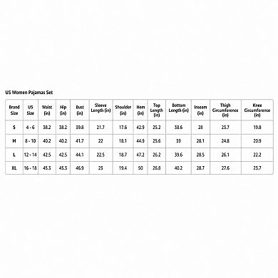 Womens 2 Pcs Ultra Soft Long Sleeve Wide Leg Lounge Pajamas Set