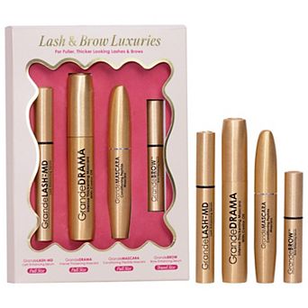 Grande Cosmetics Lash & Brow Luxuries - Serum and Mascara Set