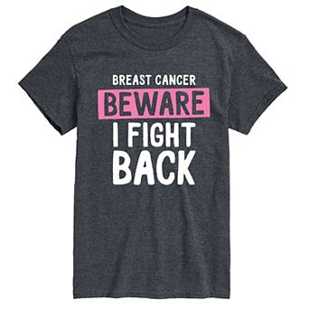 Men's Breast Cancer Beware I Fight Back Short Sleeve Graphic T-Shirt
