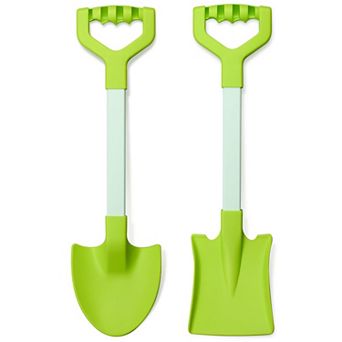 2pack Sand Beach Shovels Plastic Spades Sandbox Digging Play Gift Set