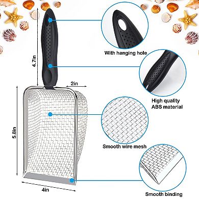 Mesh Shovel Bag Shell Sifter Sand Filter