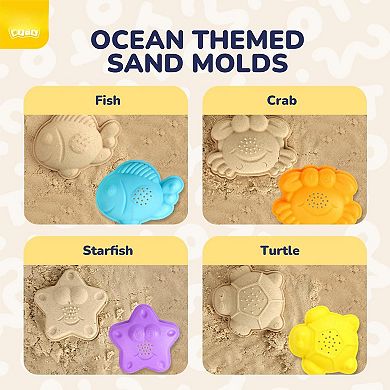 Beach Toys Sand Castle Building Kit Ages 1-12 Sandbox