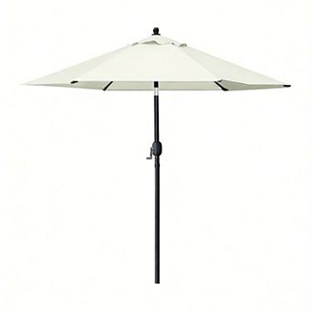 7.5' Patio Umbrella Outdoor Table Market Tilt Crank 6 Ribs
