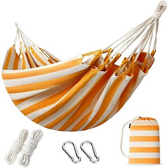 2-Person Hammock with Tree Straps Brazilian Portable Camping Bed set