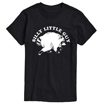 Men's "Silly Little Guy" Jimothy the Raccoon Short Sleeve Graphic T-Shirt