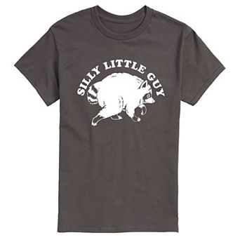 Men's "Silly Little Guy" Jimothy the Raccoon Short Sleeve Graphic T-Shirt