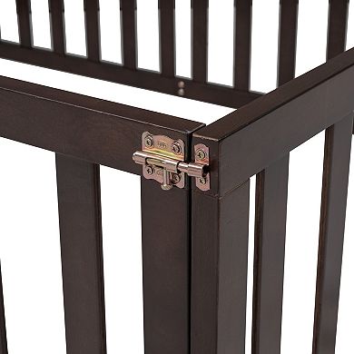 Merax Wood Daybed Frame with Fence