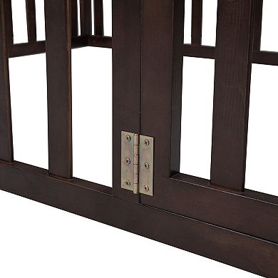 Merax Wood Daybed Frame with Fence