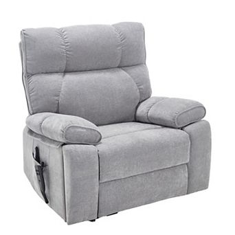 Merax Oversized Dual Motor Power Lift Recliner Chair with Massage & Lumbar Heat