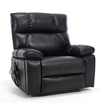Merax Oversized Dual Motor Power Lift Recliner Chair with Massage & Lumbar Heat, 350 lbs Weight Capa