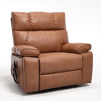 Merax Oversized Dual Motor Power Lift Recliner Chair with Massage & Lumbar Heat, 350 lbs Weight Capa