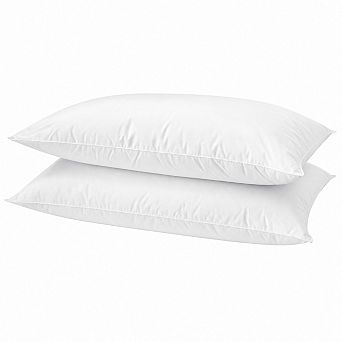 Ultra Thin Soft Skin Friendly Washable Bed Pillow 2 Pack Standard Size