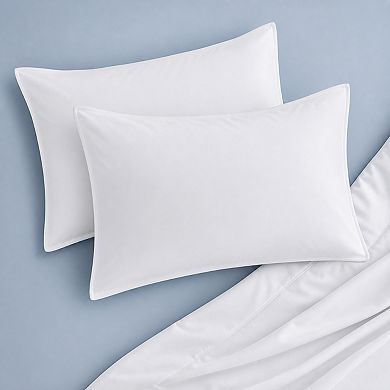 Ultra Thin Soft Skin Friendly Washable Bed Pillow 2 Pack Standard Size