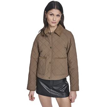 Women's Levi's® Corduroy Trim Quilted Barn Jacket