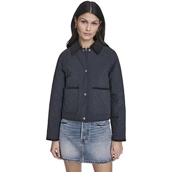 Women's Levi's® Corduroy Trim Quilted Barn Jacket