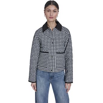 Women's Levi's® Corduroy Trim Quilted Barn Jacket