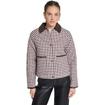 Women's Levi's® Corduroy Trim Quilted Barn Jacket